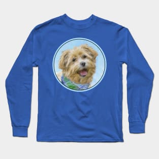 Glen of Imaal Terrier Painting - Original Dog Art Long Sleeve T-Shirt